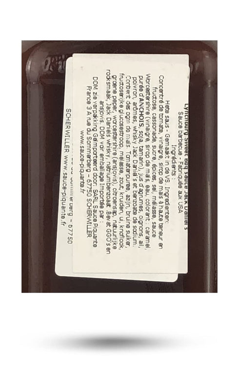Historic Lynchburg Tennessee Whiskey Sweet and Mild Barbecue Sauce 86 Poof, Gluten Free, No MSG, Flavored with Jack Daniel Whiskey...