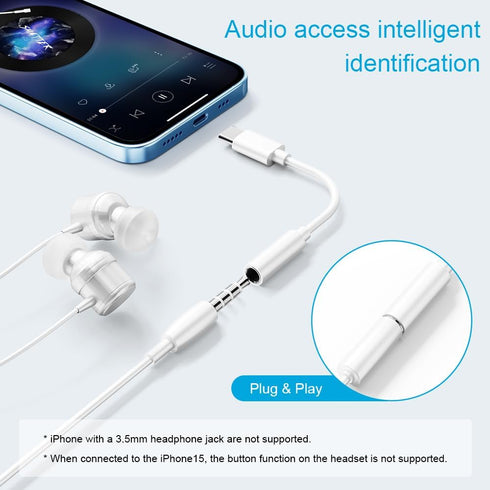 2PCS USB C to Headphone Jack, Premium USB C to 3.5mm Audio Adapter, Compatible with Samsung S20/S20+/S20 Ultra, Pixel 4/+ 4XL, and More USB C Devi...