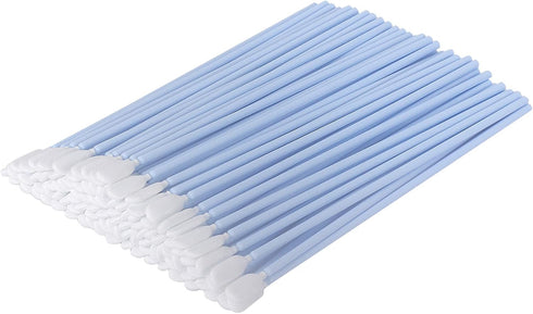 100 Pcs 6.3" Double Layer Polyester Cleaning Swab for Inkjet Printer Print Head Camera Optical Lens Optical Equipment?Blue...