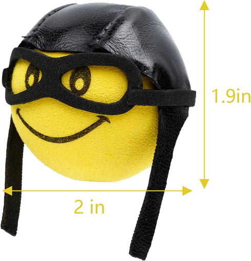 YGMONER Cute Pilot Foam Ball Car Antenna Toppers Exterior Decorations (Pilot)...
