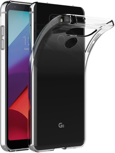 MaiJin Case for LG G6 / G6 Plus (5.7 inch) Soft TPU Rubber Gel Bumper Transparent Back Cover...
