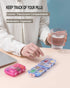 4PS Travel Pill Organizer with 164 Slice Labels?10 Compartments Travel Pill Box Portable Folding Small Pill Case Daily Pill Container Used for Car...