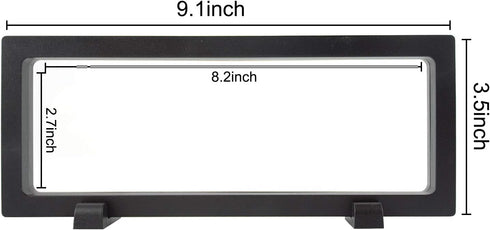 3PCS Display Case for 3D Floating Frame, Casino Chip, Insect, Arrowhead, Guitar Pick, Frame Stand Holder for Military Coin, AA Medallion, Stone, P...
