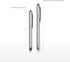 BoxWave Stylus Pen Compatible with Kindle Paperwhite (1st Gen 2012) - EverTouch Capacitive Stylus, Fiber Tip Capacitive Stylus Pen - Champagne Gol...