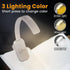 Clamp Table Lamp, 10 LEDs USB Rechargeable Clip on Book Light for Bed Reading with 3 Lighting Colors, Stepless Dimming, 120 Hours Runtime, 360° Fl...
