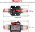 12V 30A Circuit Breaker Reset Fuse PowMr, Audio Inline Fuse Holder 30 Amp With Manual Reset for Car Audio, Stereo Switch and Solar Inverter System...