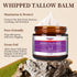 ENVISHA Handmade Whipped Tallow Cream - for Face and Body, Nourishing and Hydrating Skin, 100% Organic Grass-Fed Tallow, All Natural Daily Skin Ca...
