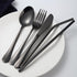 Portable Utensils Set with Case, 4pcs Stainless Steel Reusable Silverware for Lunch Camping School Picnic Workplace Travel, Lunch Box Includ Fork ...