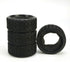 1/10 RC Car Racing Flat Run Sponge Insert Rubber Tyres 68mm Tires for 1:10 RC On Road Car Traxxas Tamiya HSP HPI Kyosho RC Rally Car (Black)...