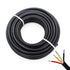 18AWG UL2464 Power Cable Stranded Electrical Wire LED Red & Black & Yellow & White 4 conductors tinned copper (18AWG -4C- 25ft)...