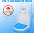 Laundry Detergent Cup Holder & Drip Tray (Pack of 2), Detergent Drip Catcher with Fixed Screw & Removable Silicone Mat, Blue...
