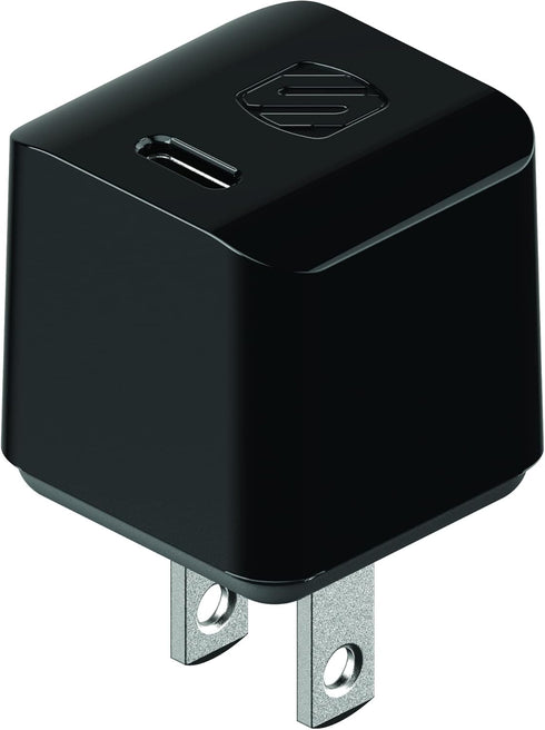 Scosche HPDC30M Powervolt 30W USB Type-C Wall Charger Compatible with Power Delivery 3.0, 2.0 and Standard USB-C Devices, Fast Charging, Black...
