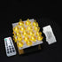 Small Honeybee 40 LED String Lights 1"(H) 13.5ft Battery Operated Waterproof Warm White with Remote Control for Indoor Covered Outdoor, Holiday Pa...