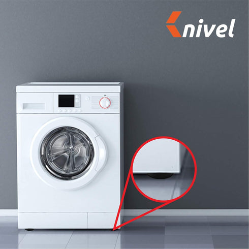 Washing Machine Foot Pads for Anti-vibration and Anti-Walk | Washer and Dryer Anti Slip Mat with Rubber Technology | Ideal for Vibration Reduction...