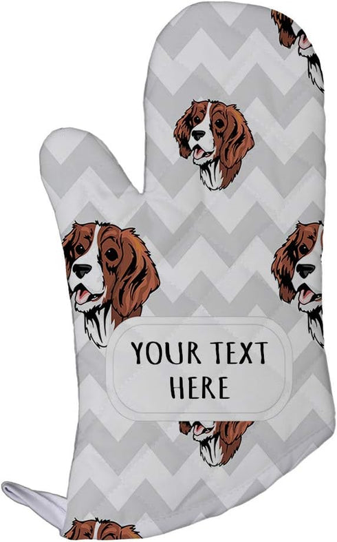 Style In Print Polyester Oven Mitt Custom English Springer Spaniel Dog Pattern E Adults Kitchen Mittens...