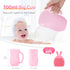 Baby Bath Rinse Cup, Silicone Baby Shampoo Rinser (pink)...