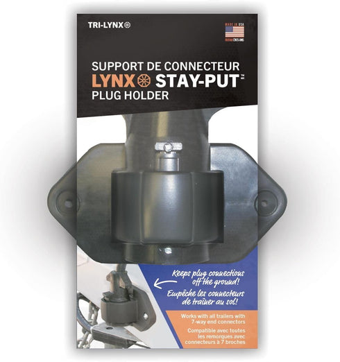 Tri-Lynx TRI Linx 8200B Lynx Stay-Put Plug Holder, Black...