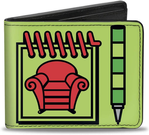 Buckle-Down Men's Bifold Wallet Blue's Clues, 4.0" x 3.5"...