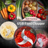 8.45oz 45W Portable Eletric Food Chopper, with 1200mAh Battery, Chopping Bowl, For Meats, Baby Food, Pet Food, Sauce Making, Garlic, Pepper, Nuts ...