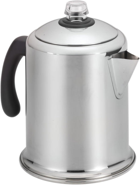 Farberware Classic Yosemite Stainless Steel Coffee Percolator - 8 Cup, Silver...