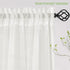 BUHUA White Sheer Curtains 84 Inches Long Rod Pocket Window Treatment Voile Panels 55" X 84" Length for Kitchen/Bedroom/Living Room Set of 2 Panel...