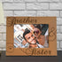 KATE POSH - Brother & Sister Engraved Natural Wood Picture Frame, Siblings Gifts, Wedding Gifts, Little Sister, Little Brother, Big Sister, Big Br...