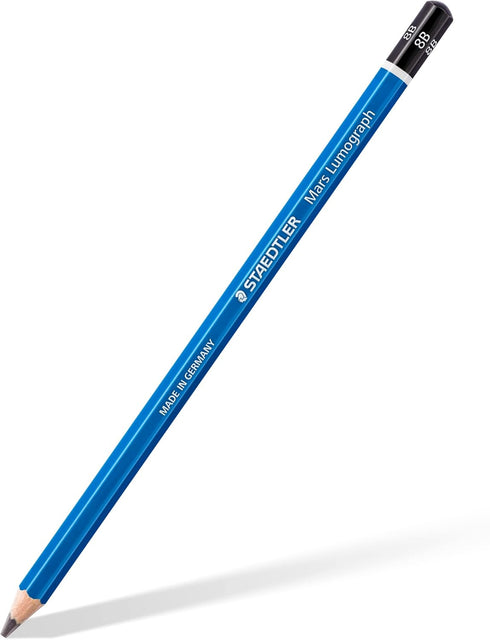 STAEDTLER Mars Lumograph 8B Graphite Art Drawing Pencil, 6 Pencils...