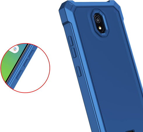 for Nokia C100 case, with Tempered Glass Screen Protector 360 Full-Body Soft TPU Bumper Shockproof Silicone Protective Phone Cover Case for Nokia ...