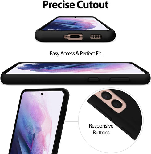 GOOSPERY Liquid Silicone Case for Galaxy S21 Plus (6.7 inches) Silky-Soft Touch Full Body Protection Shockproof Cover Case with Soft Microfiber Li...