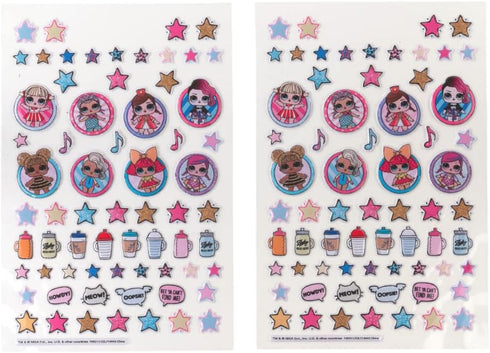 LOL Surprise Stickers, 14 Sheet LOL Sticker Book Set Including Puffy Stickers, 1200+ Stickers Featuring L.O.L. Dolls...