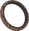 Leopard Print Car Steering Wheel Cover, Neoprene Universal 15 Inches Anti-Slip Steering Wheel Cover, Car Accessories Steering Wheel Protector for ...