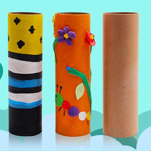 Neworkg 30 Pack Craft Roll - Cardboard Tubes for DIY Crafts,3.9 inches Tall...