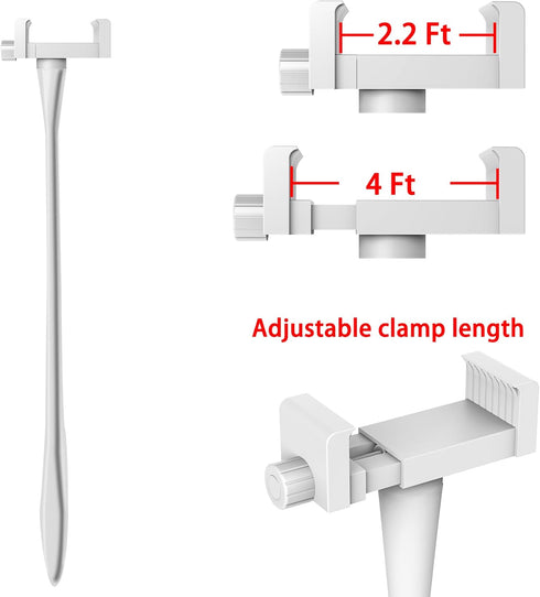 Universal Baby Camera Holder&Secure Baby Monitor Shelf Compatible with Infant Optics DXR 8/DXR-8 Pro & Most Brands,afely Attach to Crib or Furnitu...