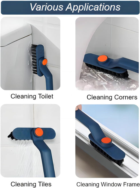 Cleaning Brush Crevice Cleaning Brush Cleaning Supplies Tools Multifunctional Hard Bristle Gap Cleaning Scrub Grout Brush Toilet Window Tile for H...