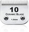 10 Blades Dog Grooming Blades Compatible with Andis/Wahl/Oster Pet Clippers AG AGC Ceramic Sharp Size-10, 1/16-Inch Cut Length (#10 Blade/1PC)...
