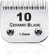 10 Blades Dog Grooming Blades Compatible with Andis/Wahl/Oster Pet Clippers AG AGC Ceramic Sharp Size-10, 1/16-Inch Cut Length (#10 Blade/1PC)...
