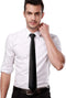 Black Tie Men Women Solid Satin Tie-Black...