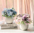 Nubry 3pcs Artificial Flowers Bouquet Fake Peony Silk Hydrangea Wildflowers Arrangements with Stems for Wedding Home Centerpieces Decor (Light Blu...