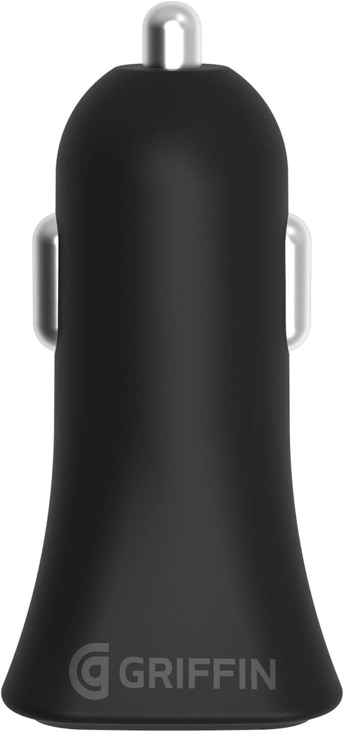 Griffin PowerJolt 24W USB Car Charger - Cigarette Lighter USB Charger - Portable Charging Device for Car Charging Port - USB-A to Lightning Cable ...