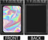 100 Pieces Smell Proof Bags Holographic Piecesaging Bags Storage Bag with Clear Window for Food Storage (Black Color,2.4 * 3.9 Inch)...