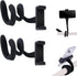 2pcs Stroller Phone Holder, Flexible Cell Phone Stand Stroller Cell Phone Mount with Anti-Slip Arm Grip Alloy Phone Clamp for Stroller Handlebar D...