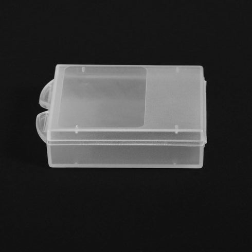 Taidda Battery Holder Case, Battery Holder Case Sturdy Pliable 10Pcs Clear Plastic Dampproof Battery Holder Storage Box Case Container for Digital...