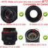 72mm Lens Cap Cover Compatible for Canon R3 R5 kit RF 24-240mm, for NIKKOR 18-200mm Lens (2 Pack)...