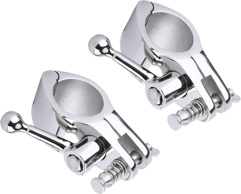Bimini Top Rail Mounts Hinge 1 Inch w/Boat Pin Quick Release Bimini Top Hardware Stainless Steel Pair...
