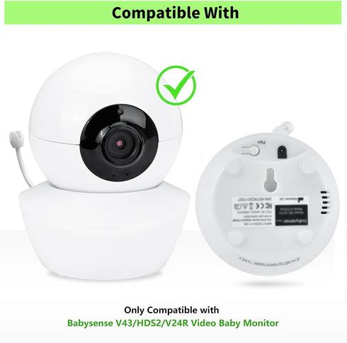 Baby Camera Wall Mount Compatible with Babysense V43/HDS2/V24R Video Baby Camera, Adjustable Baby Monitor Holder, Perfect View Angle and Easy Inst...