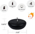 Zest Candle 24-Piece Floating Candles, 2.25-Inch, Black...