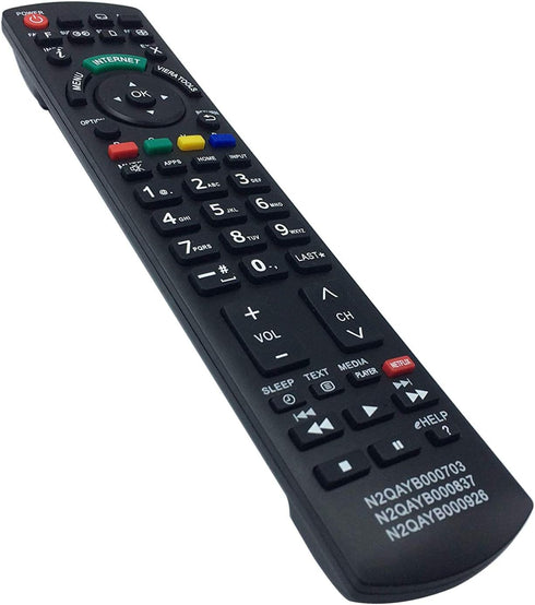 New N2QAYB000703 N2QAYB000837 N2QAYB000926 Replacement Remote Control fit for Panasonic Smart Viera LED HDTV TC-P60ST50 TC-P60GT50 TC-P65GT50 TC-P...