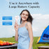 LifePlus Air Cooler 3 IN 1 Handheld Fan Personal Fan Small Pocket Fan Portable Desk Fan Speed Adjustable Flashlight...