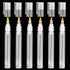 Acrylic Paint Markers, 6 Empty Paint Markers, 3 Pcs 3mm and 3 Pcs 6.5mm White Paint Pens Empty Acrylic Marker, Empty Paint Markers for Painting, R...