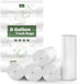 Jaoul Small Trash Bags, White Small Garbage Bags Unscented Thick for Bathroom, Office, Kitchen Small Trash Bag (8 Gallon, 200PCS)...